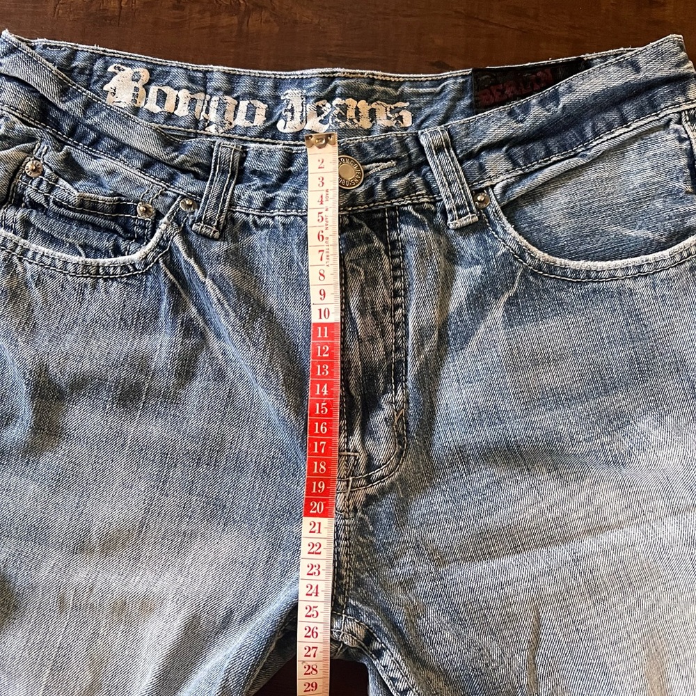 Vintage Bongo Jeans distressed straight leg jeans - Picture 13 of 16